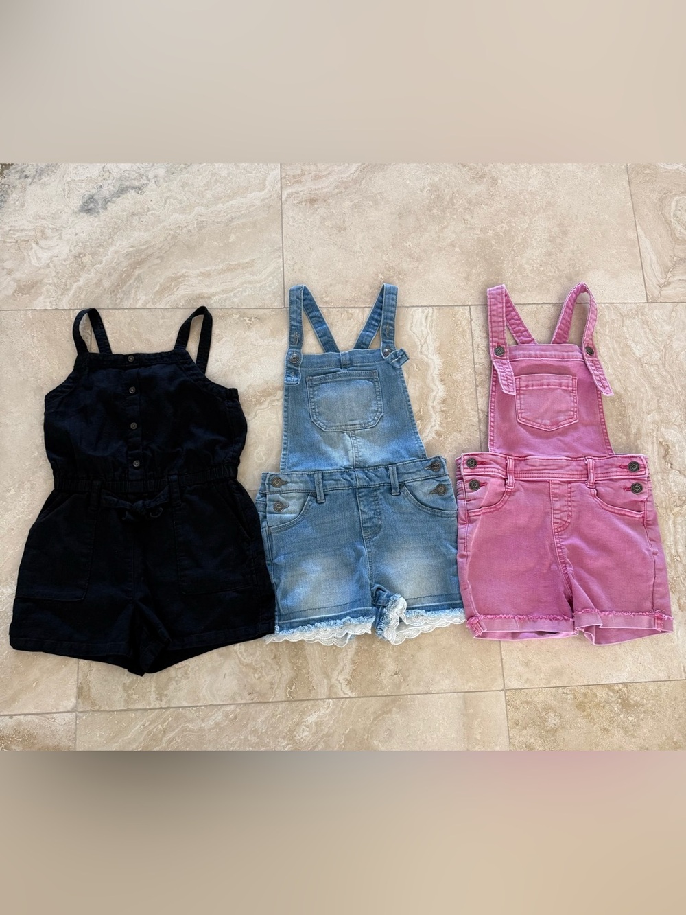 Girls Overalls (size small 6/7)